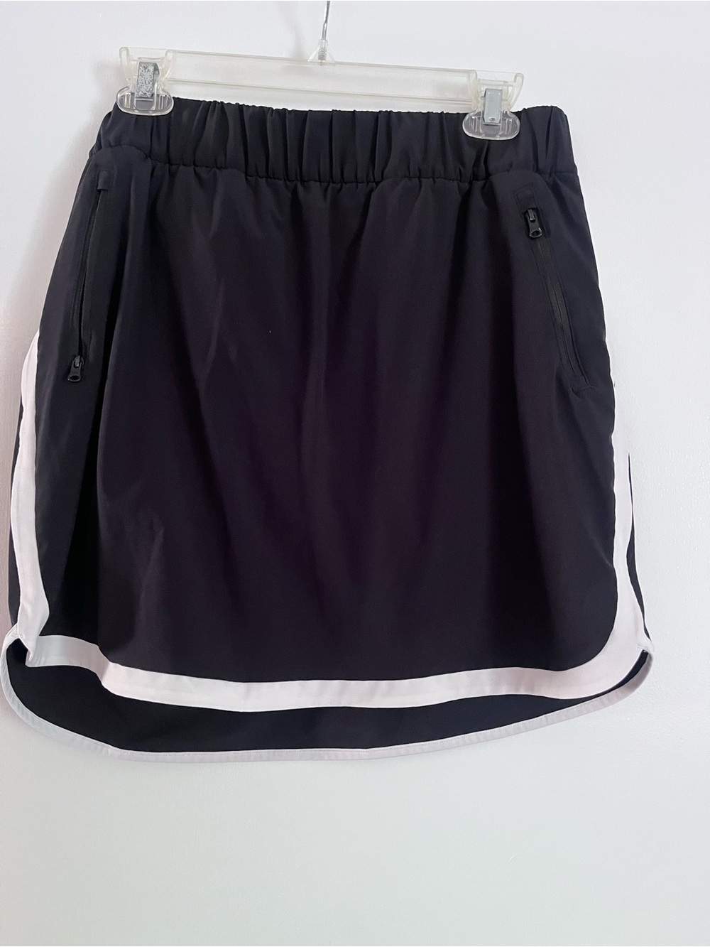 Talbots Black Athletic Skort with White Trim